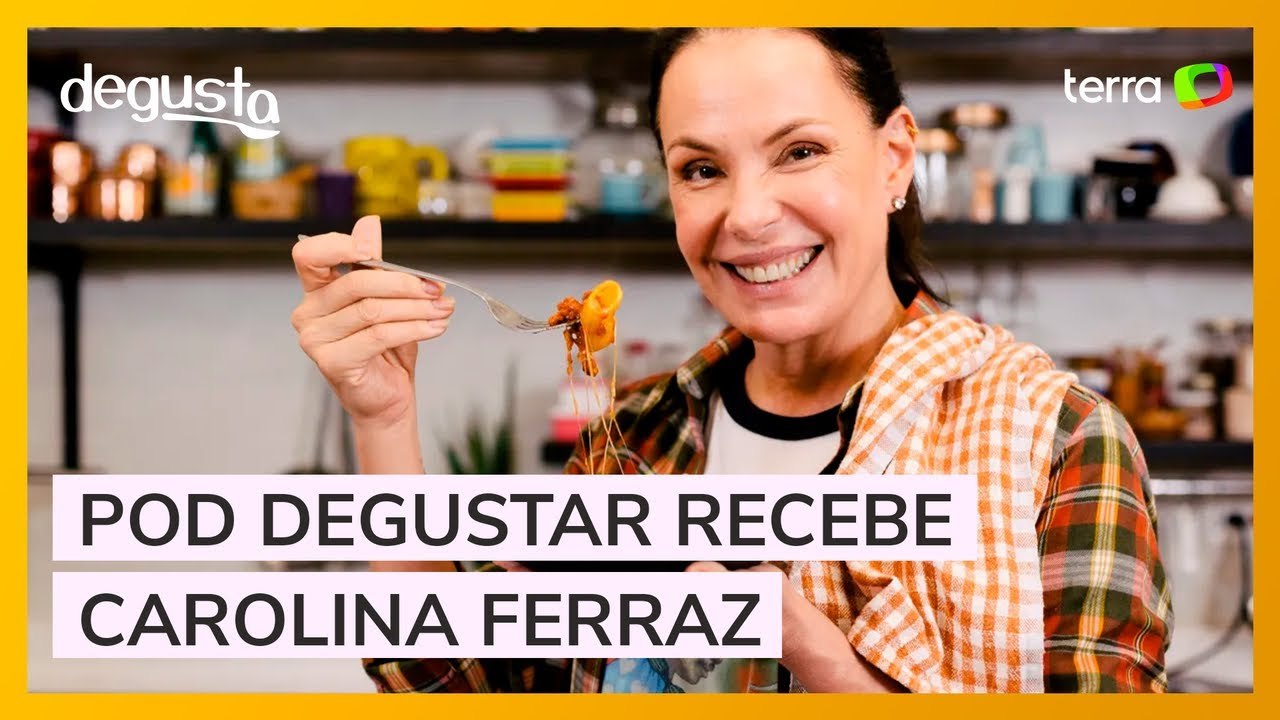 Pod Degustar recebe a atriz e cozinheira de mão cheia, Carolina Ferraz