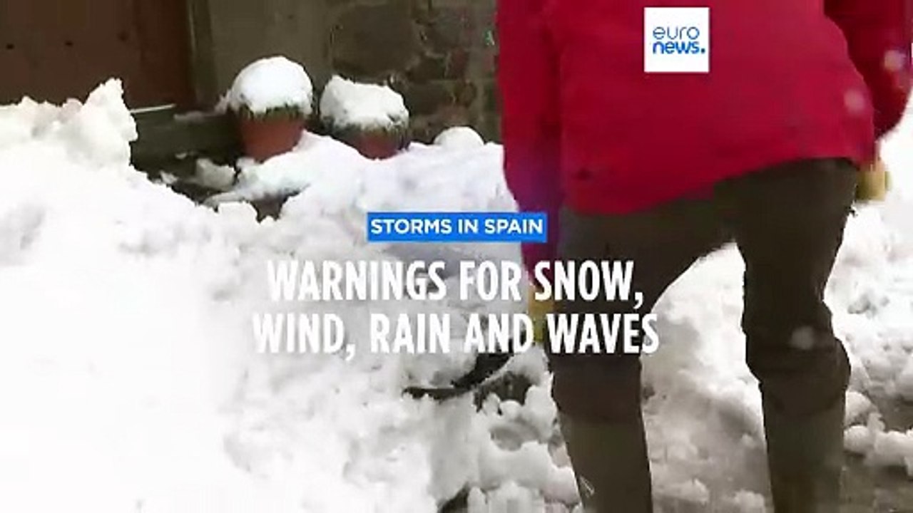 Storms cause traffic chaos and floods in Spain