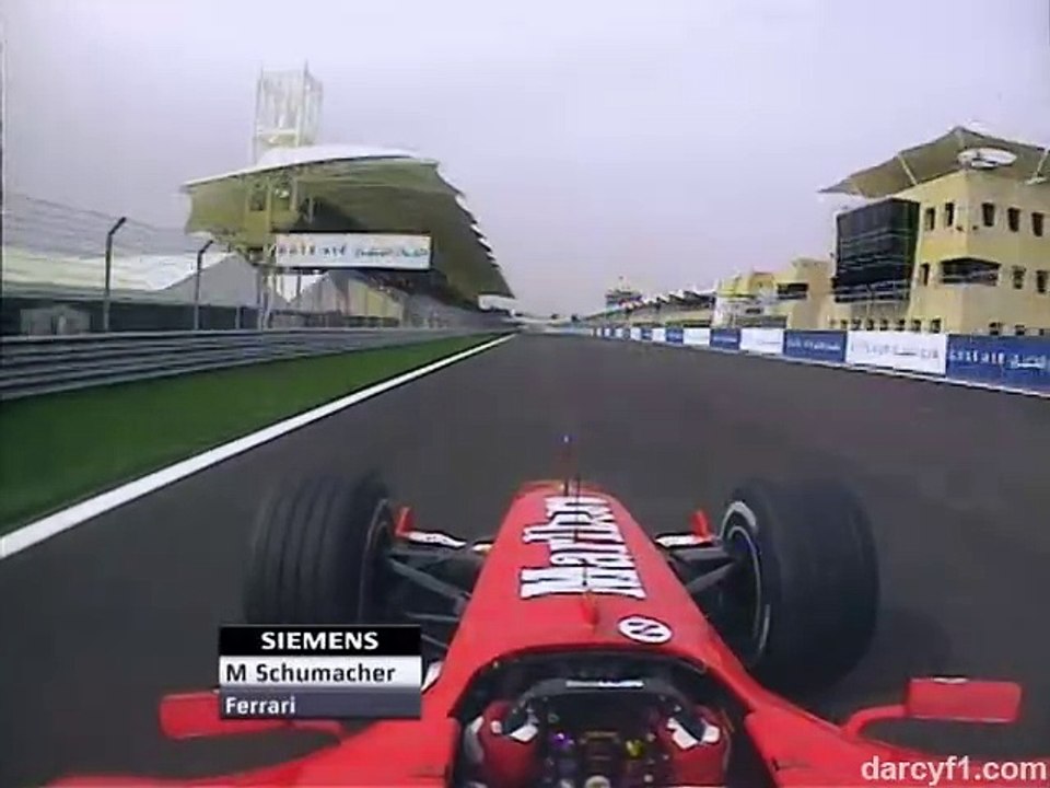 F1 2004 Bahrain Qualifying Schumacher Pole Lap Onboard