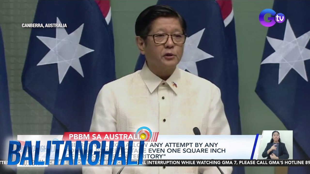 PBBM: "I will not allow any attempt by any foreign power to take even one square inch of our sovereign territory" | BT