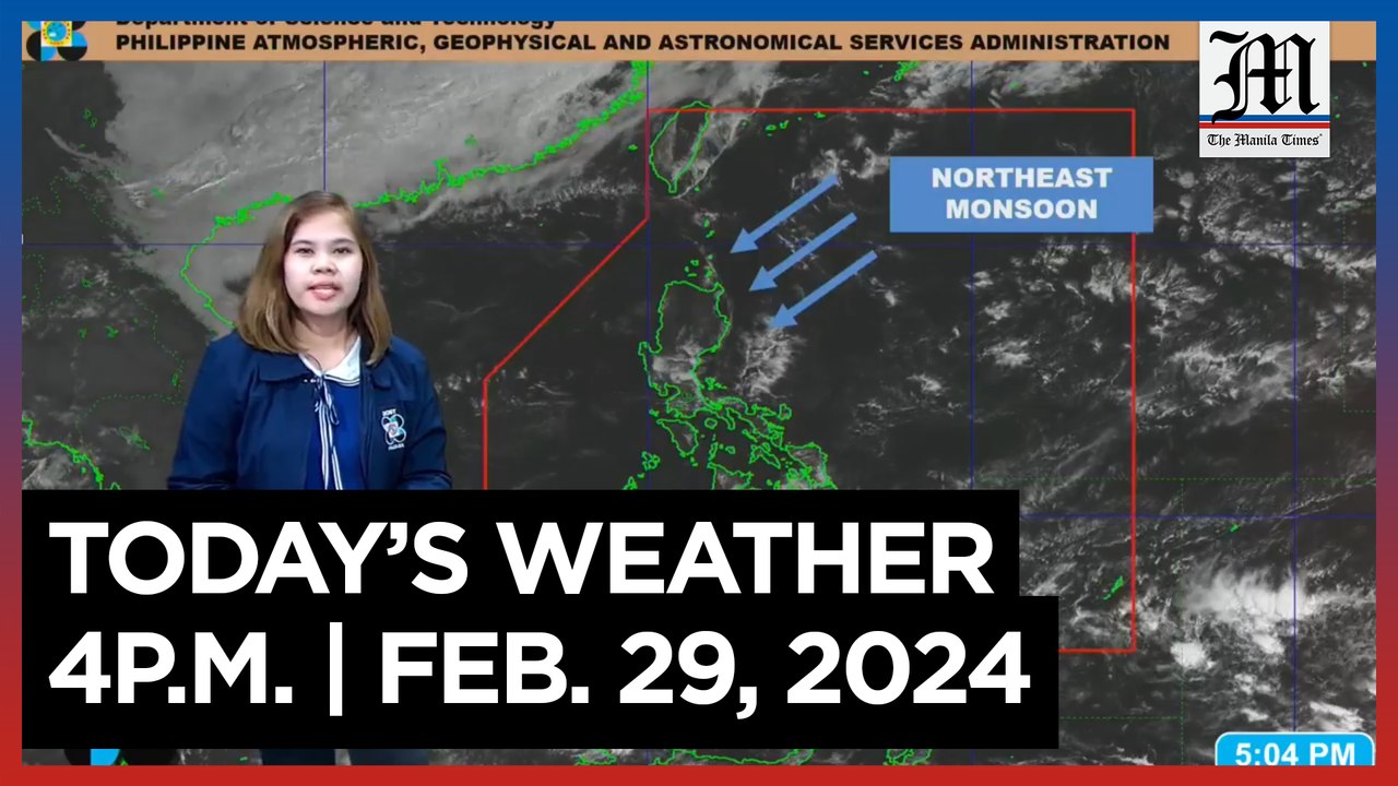 Today's Weather, 4 P.M. | Feb. 29, 2024
