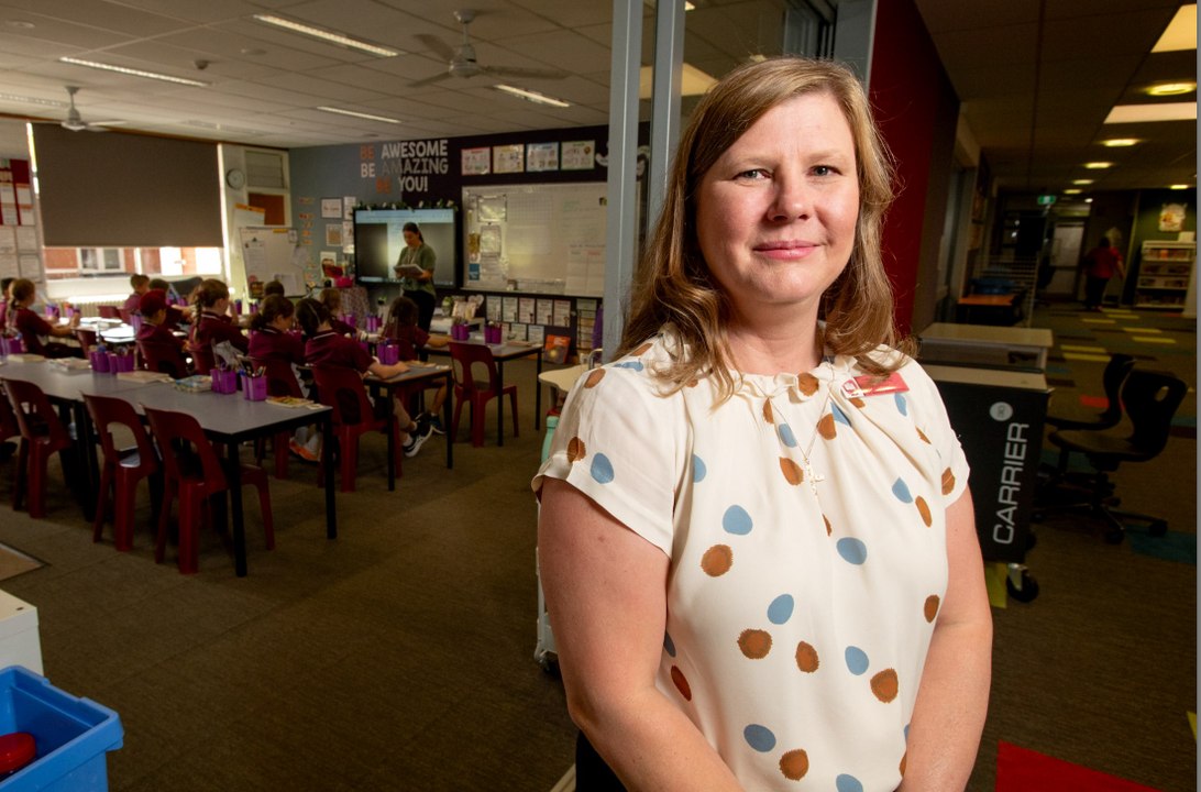 Classroom design at St Monica's Primary School in Evatt.