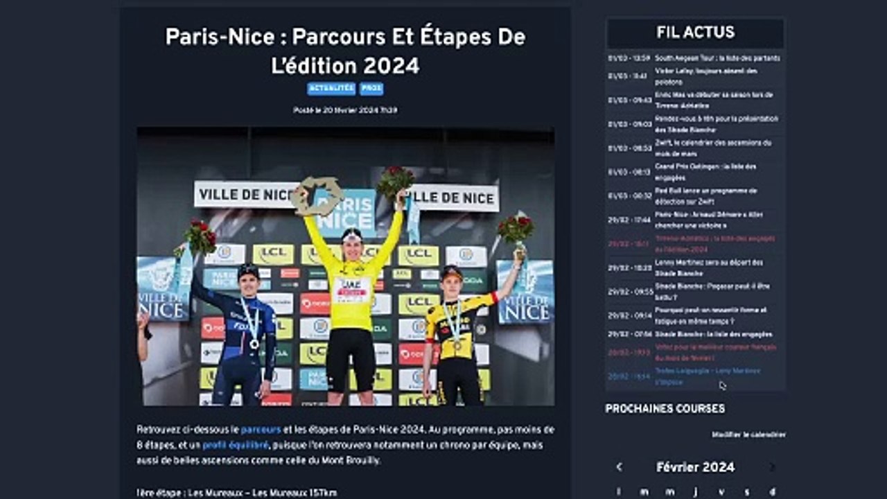 Paris-Nice, qui de Roglic ou Evenepoel prendra l'avantage ?