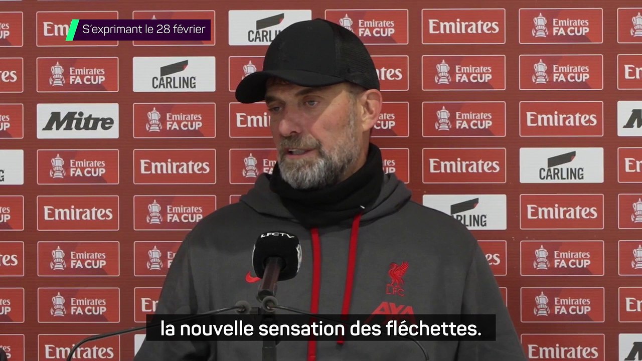 Klopp regrette d'avoir comparé les jeunes Reds à Luke Littler