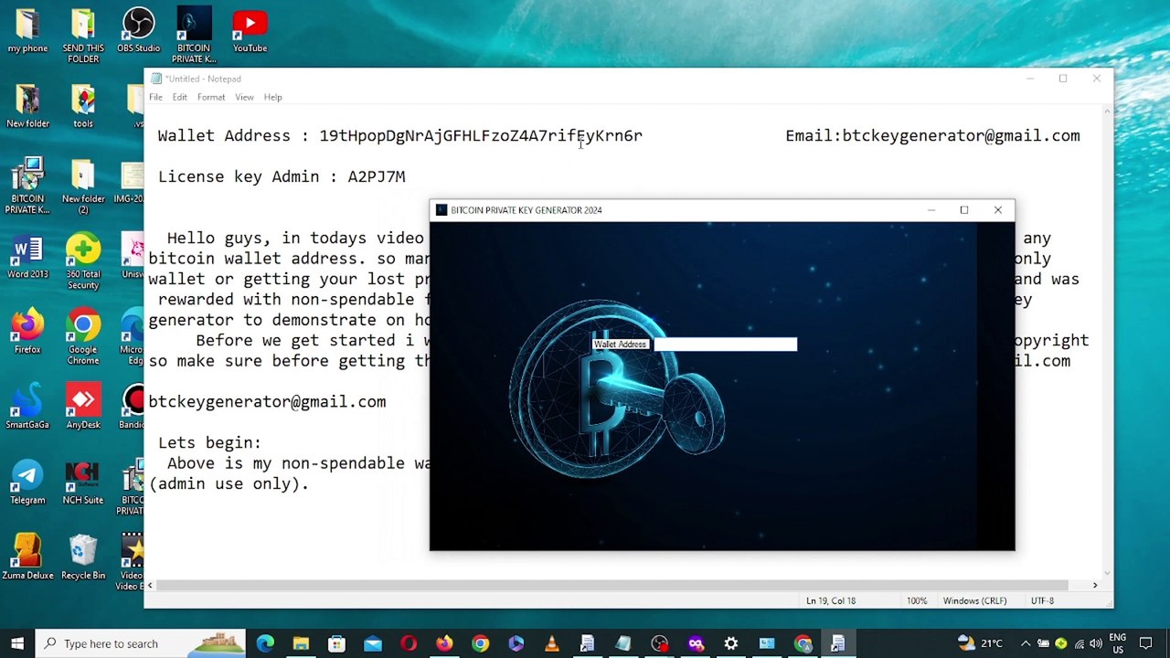 BITCOIN PRIVATEKEY GENERATOR.