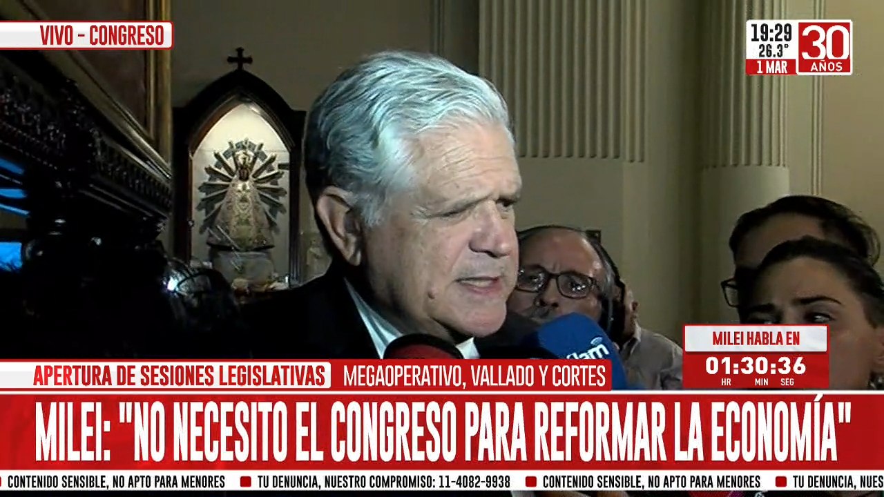 Apertura de sesiones: habla López Murphy, Margarita Stolbizer y Nicolás Massot