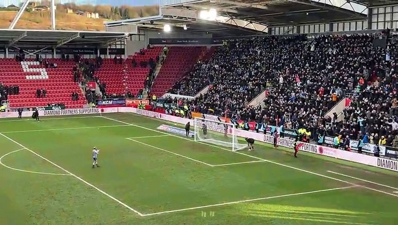 Sheffield Wednesday fans celebrate huge Rotherham United win