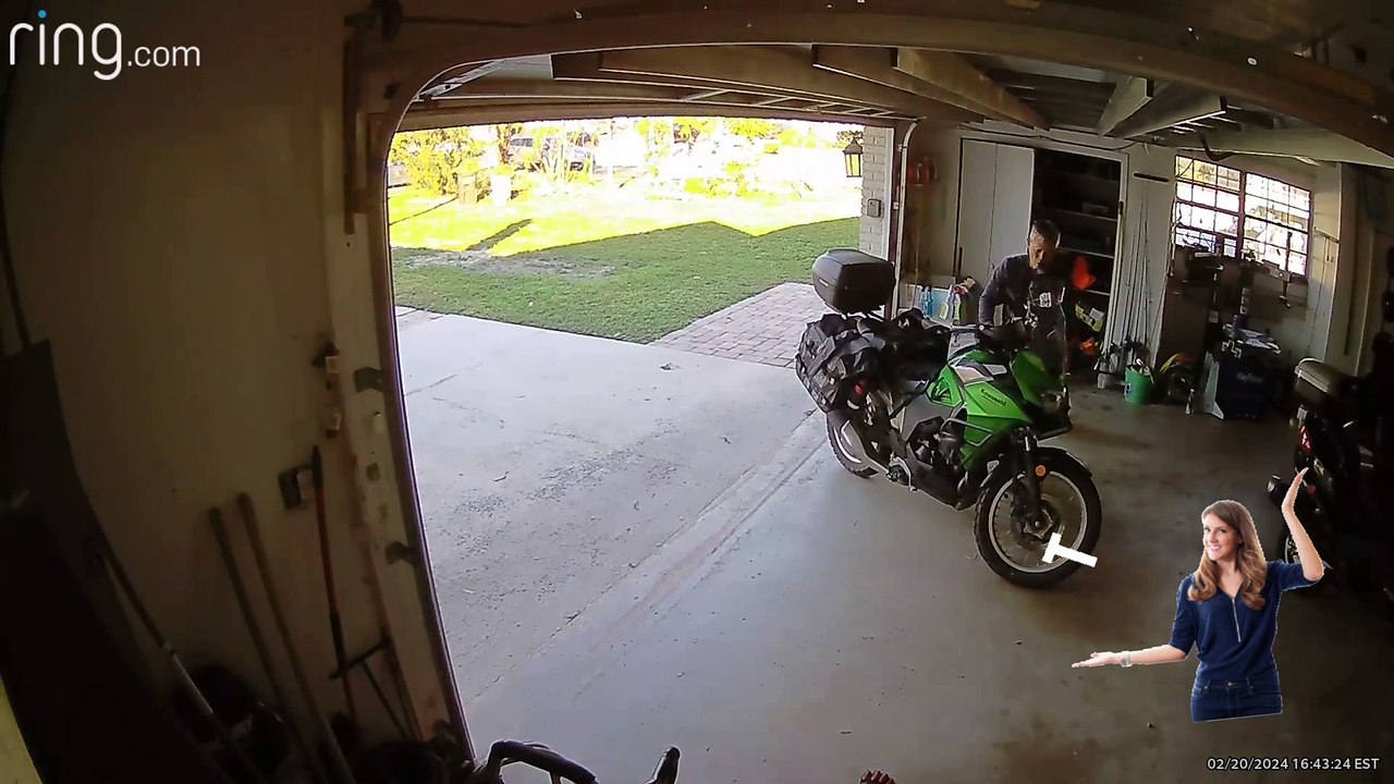 Man Drops Motorcycle In Multiple Directions