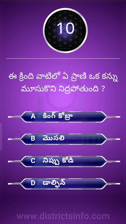 General Knowledge Questions Telugu