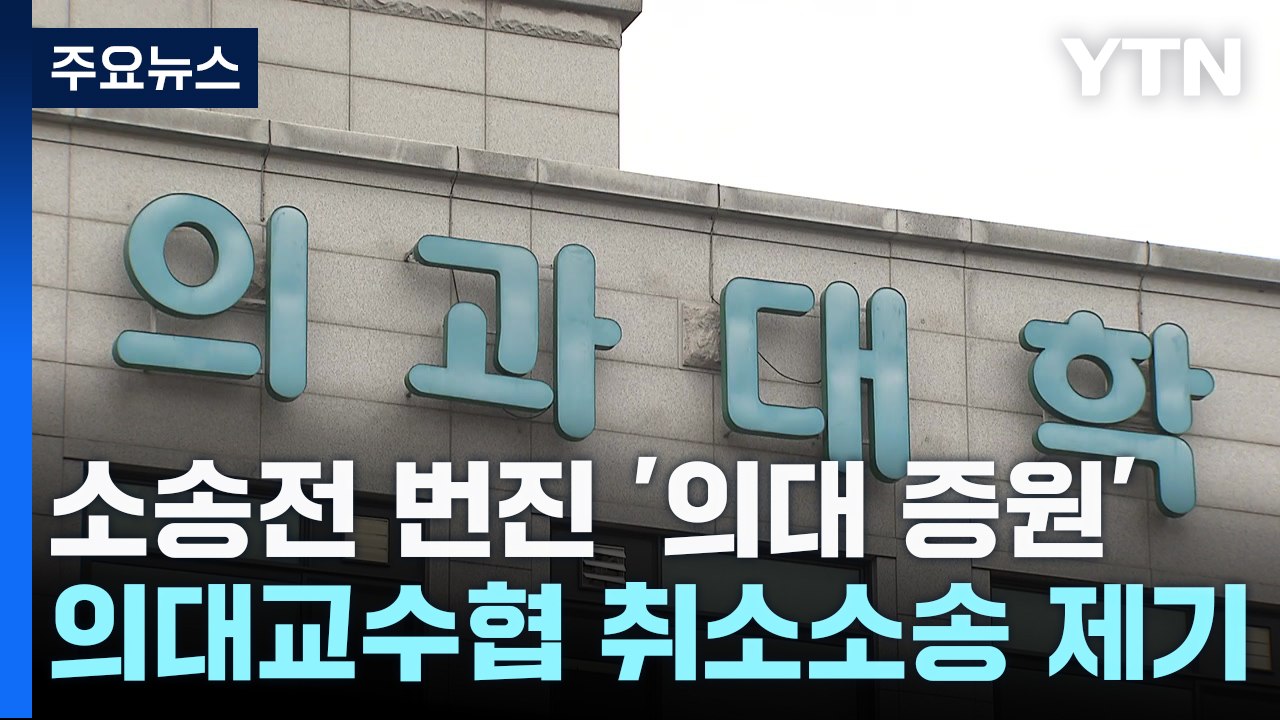 소송전 번진 '의대 증원'...의대 교수협 취소소송 제기 / YTN
