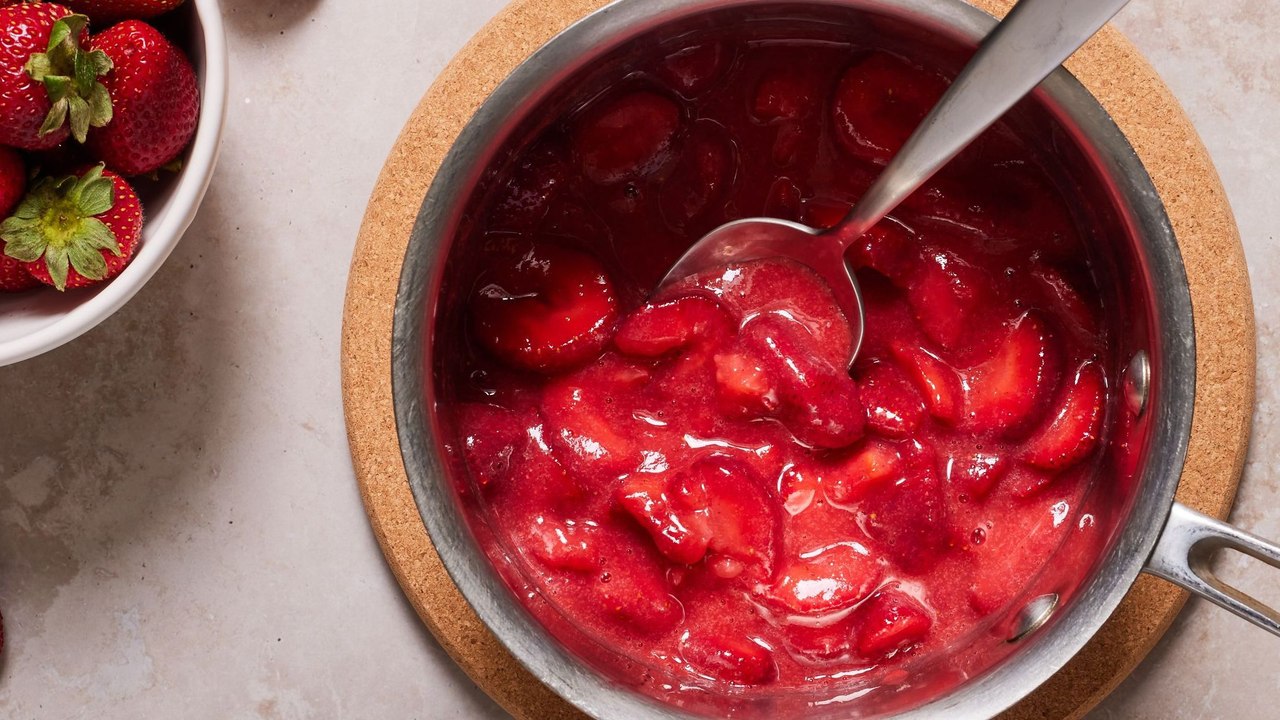 We Add One Key Ingredient To Our Favorite Strawberry Compote