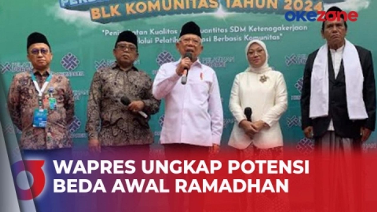 Potensi Beda Awal Bulan Ramadhan, Wapres: Harus Saling Menghormati