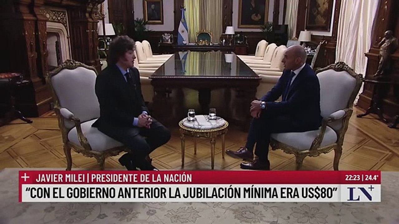 La entrevista a Javier Milei