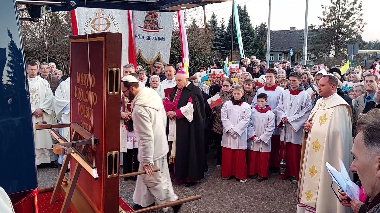 Powitanie obrazu Matki Bożej Częstochowskiej na Zawiślu we Włocławku