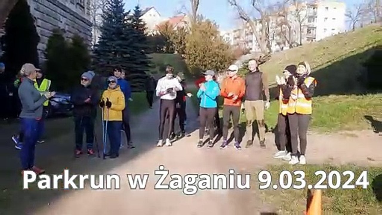 Parkrun w Żaganiu 9.03.2024