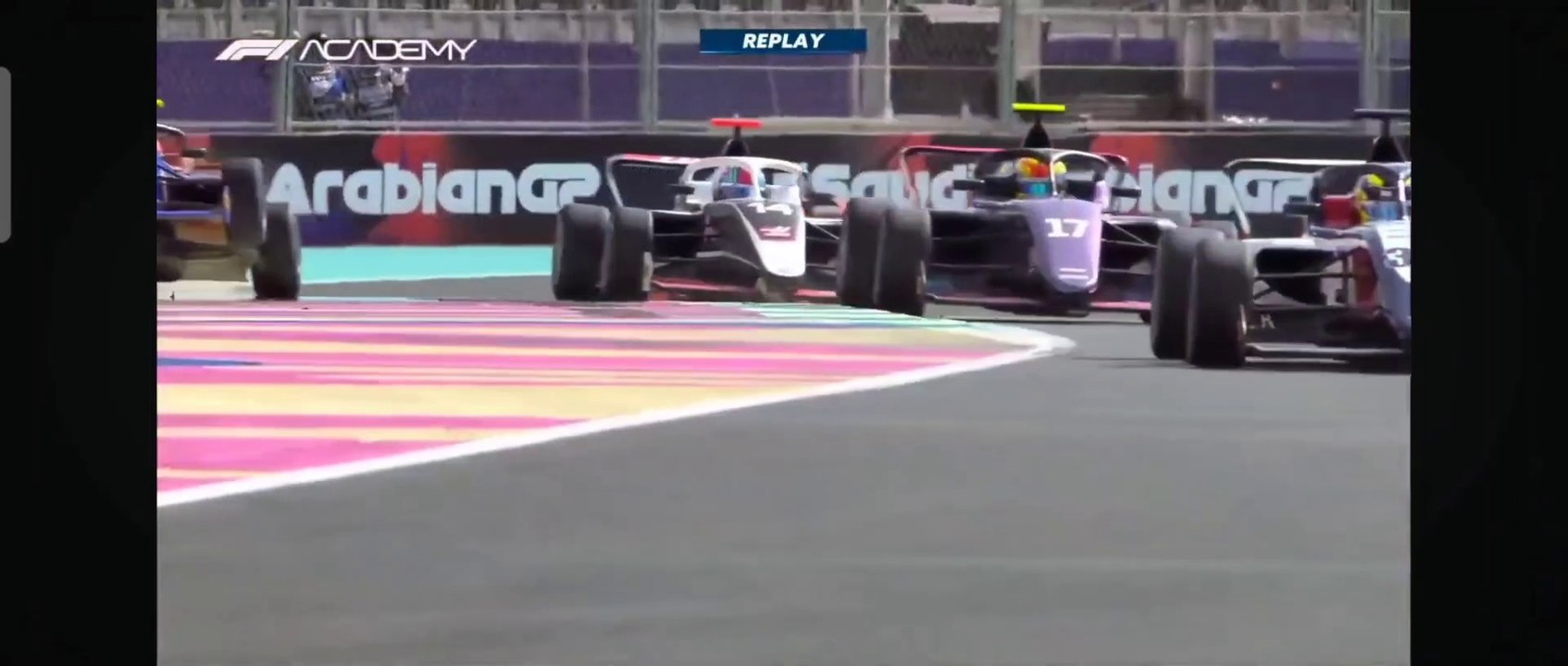 F1 Academy 2024 Jeddah Race 2 Nobels Big Airborne