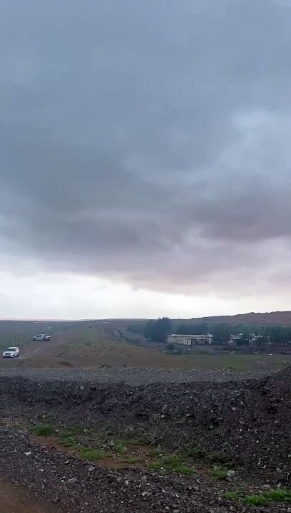 Hafsa Mountain during rains