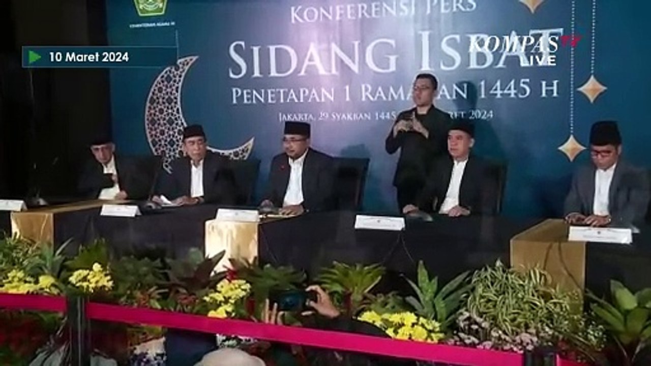 Tok! Menteri Agama Yaqut Umumkan Awal Puasa Ramadan 1445 H Pada 12 Maret 2024