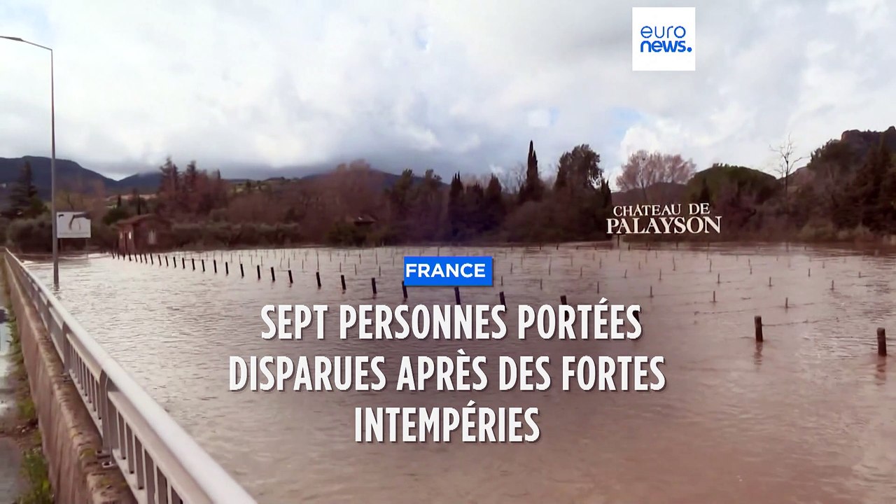 France : 7 personnes portées disparues à la suite du passage de la dépression Monica