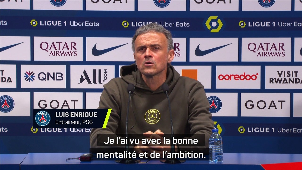 Luis Enrique déplore l'erreur d'Achraf Hakimi lors du match PSG-Reims ⚽