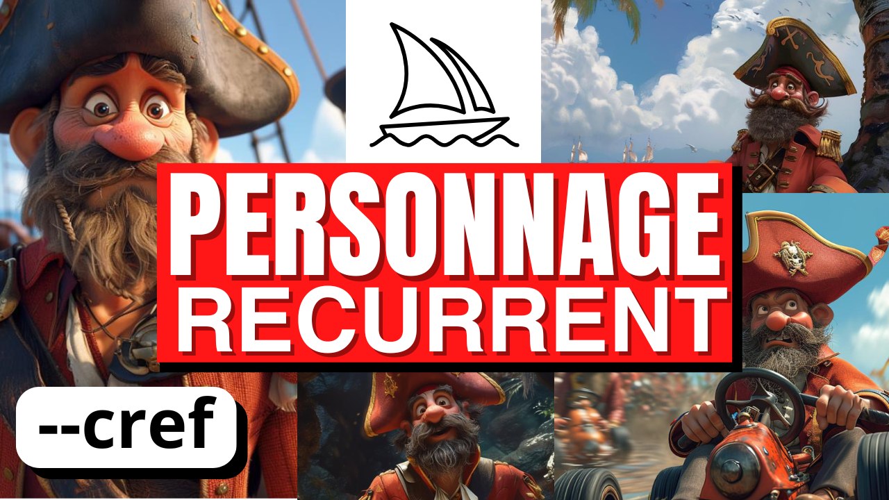 PERSONNAGE RÉCURRENT sur Midjourney