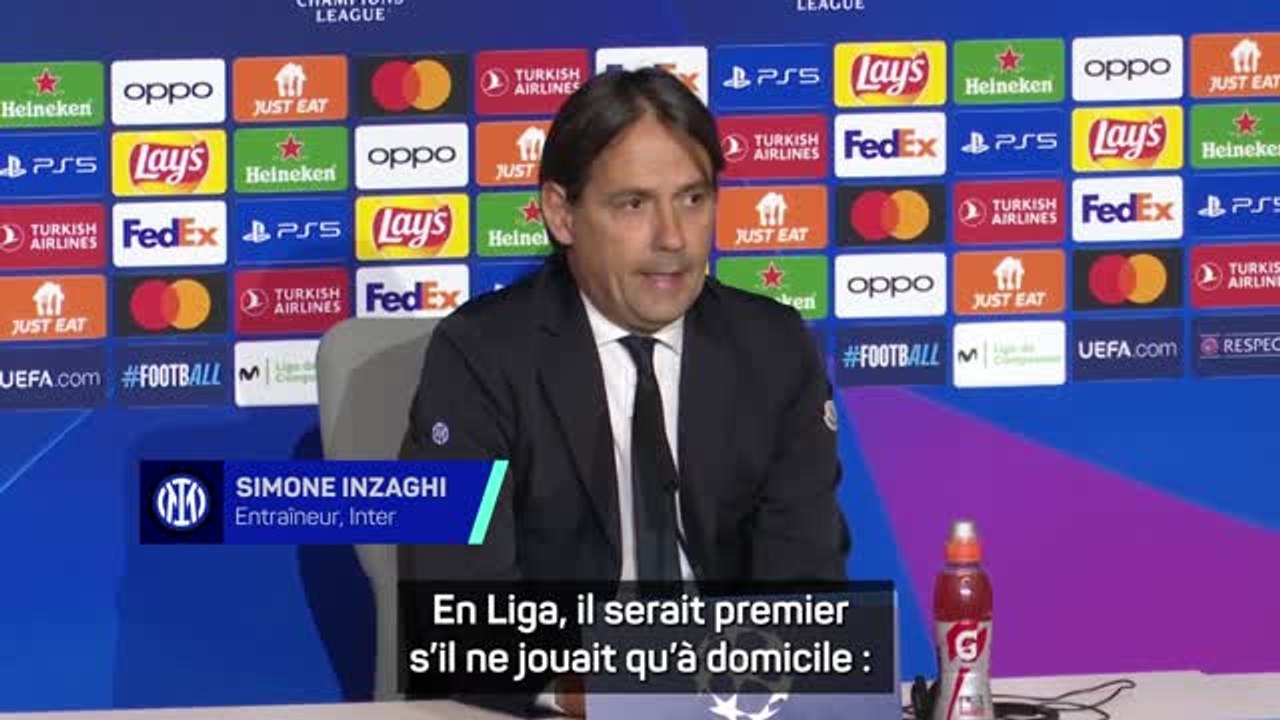 Inter - Inzaghi : “L'Atlético se transforme à domicile”