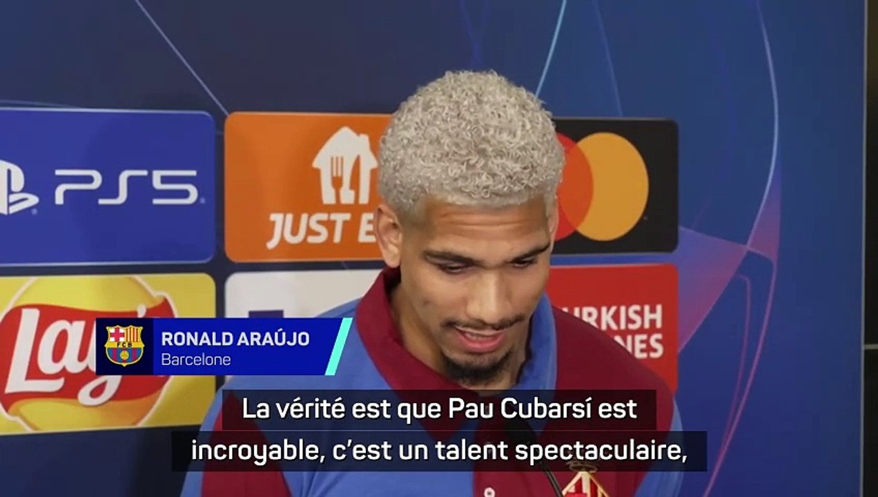 Araújo et López sous le charme de la pépite Pau Cubarsí