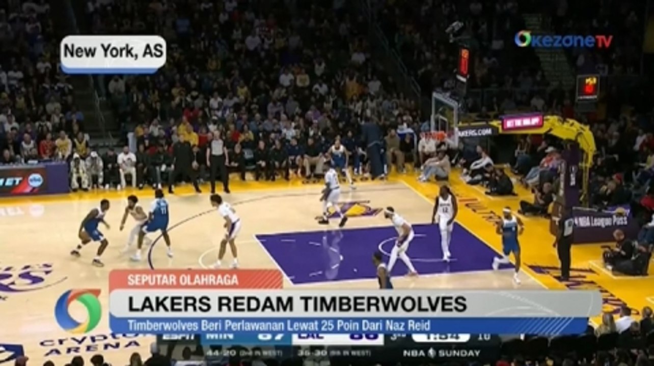 Lakers Redam Timberwolves