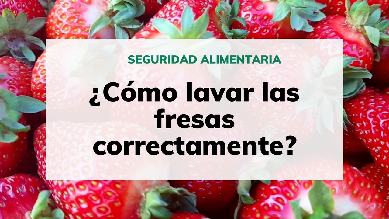 Cómo lavar las fresas correctamente
