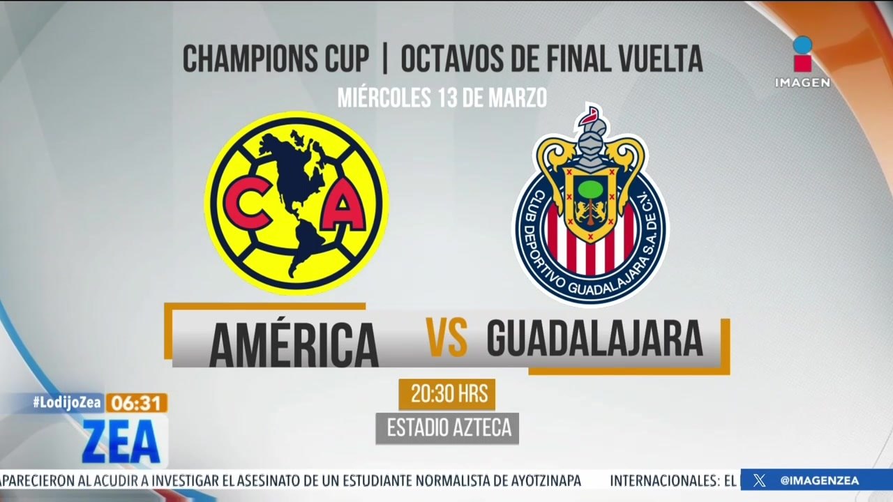 ¡DOBLE DOSIS DE CONCACAF! Revancha del Clásico Nacional: América vs Chivas | Imagen Deportes