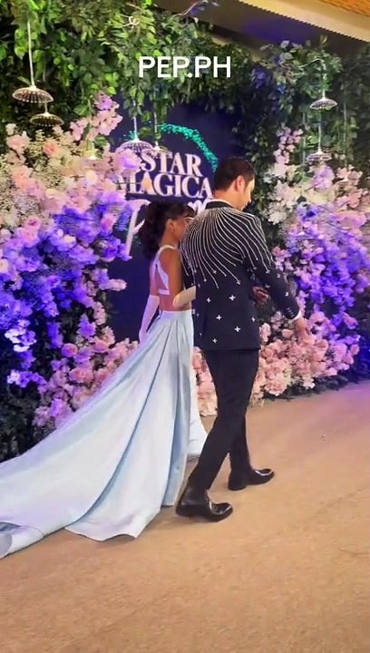 Maris Racal & Anthony Jennings arrive at the Star Magical Prom 2024 #PEP #shorts