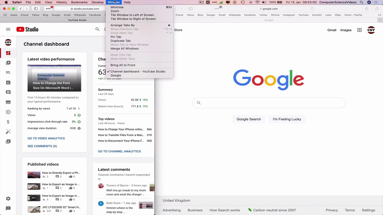 How to Merge All Safari Windows on a Mac