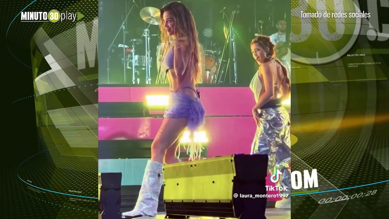 Greeicy rendón tirón y dolor en vivo