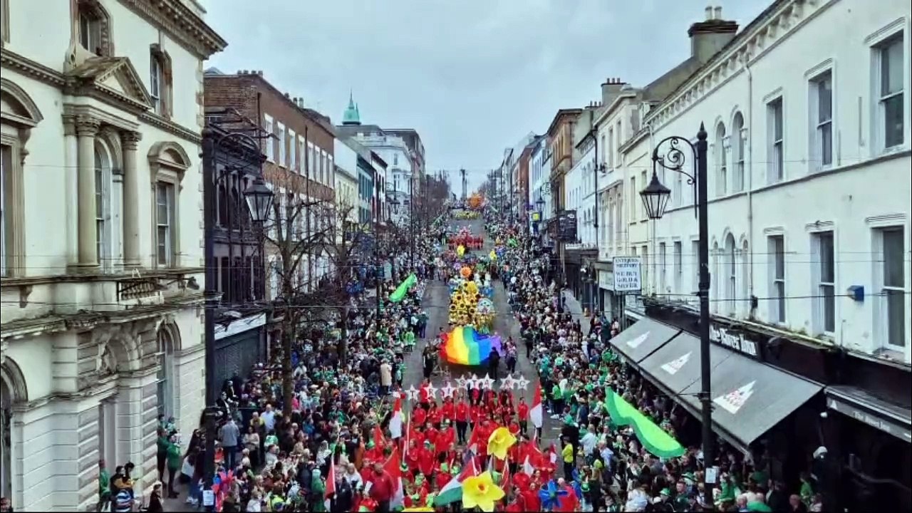St Patrick's Day parade in Derry 2024