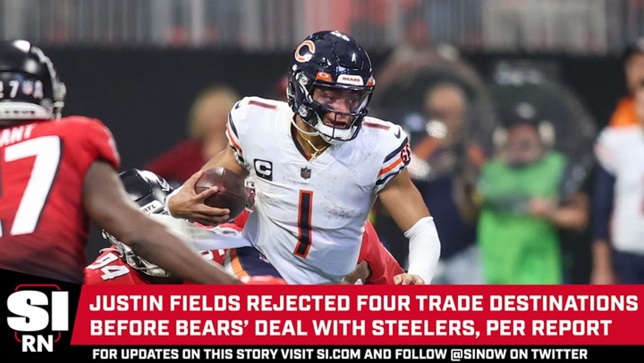 Justin Fields Rejected Four Trade Destinations Before Bears’ Deal With Steelers, per Report