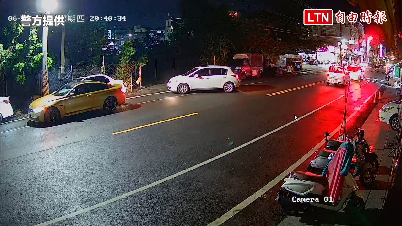 疑欠彩券行錢還上門「反討債」 惡煞隔街開2槍後車嚇傻(警方提供)