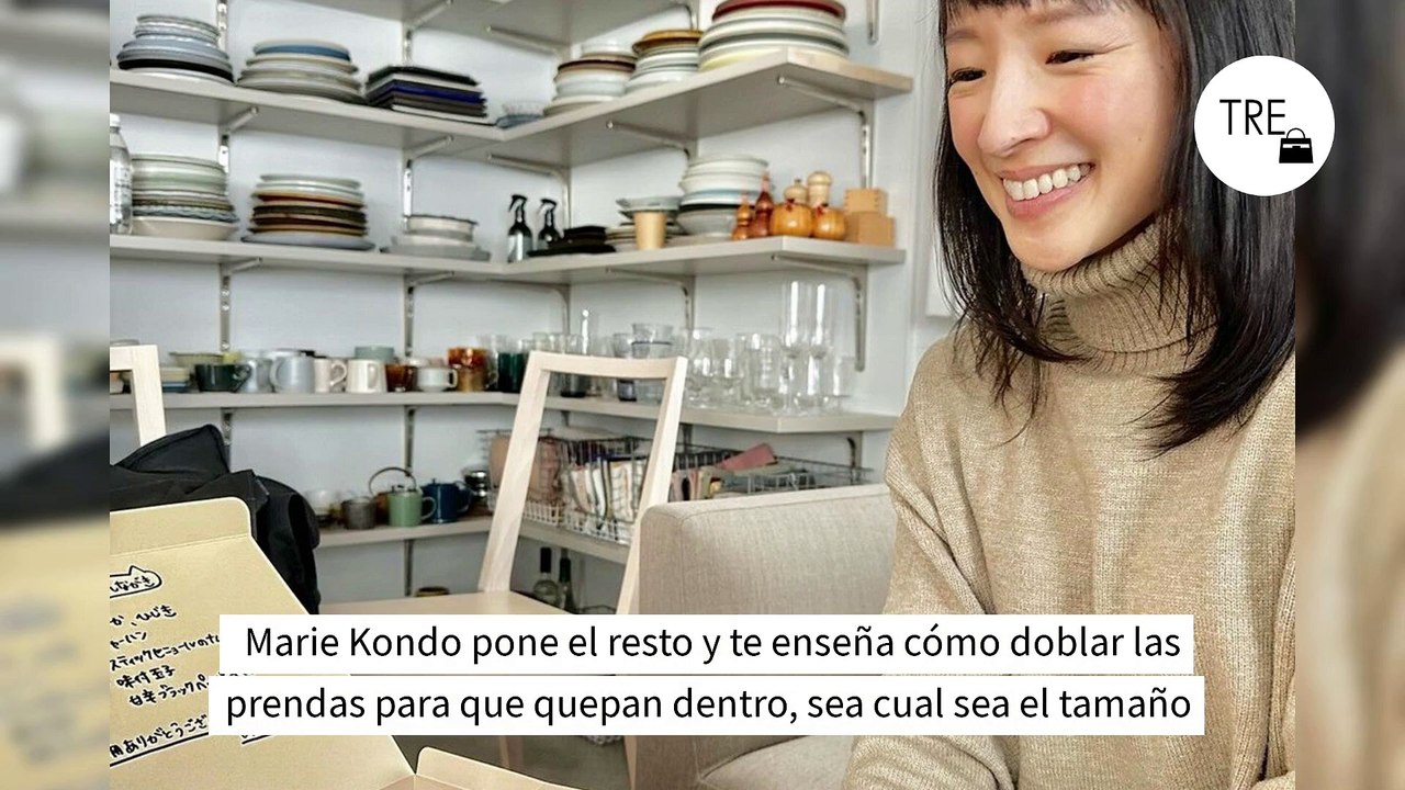 El método japonés para doblar la ropa y reutilizar las cajas de alimentos vacías que recomienda Marie Kondo