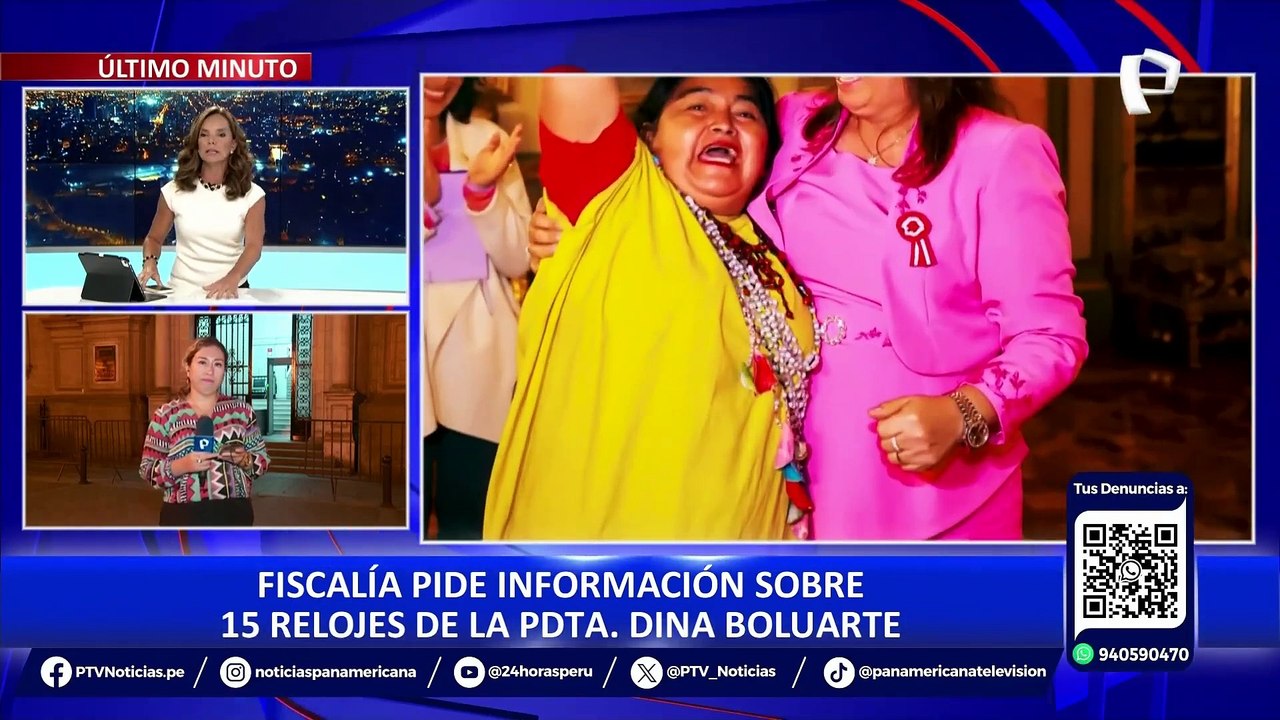 Rolex de Dina Boluarte: Fiscalía pide información de 15 relojes de la presidenta