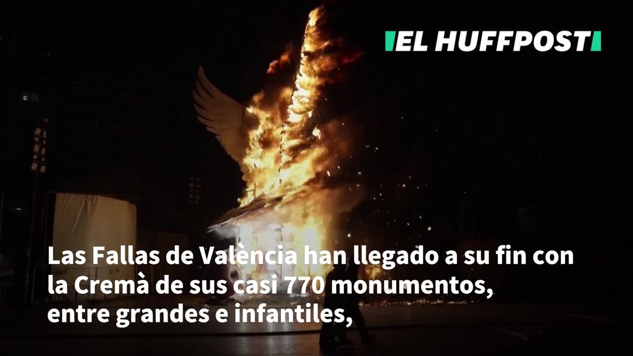 Así fue La Cremà 2024: Las Fallas claman por una paz cada vez más disputada
