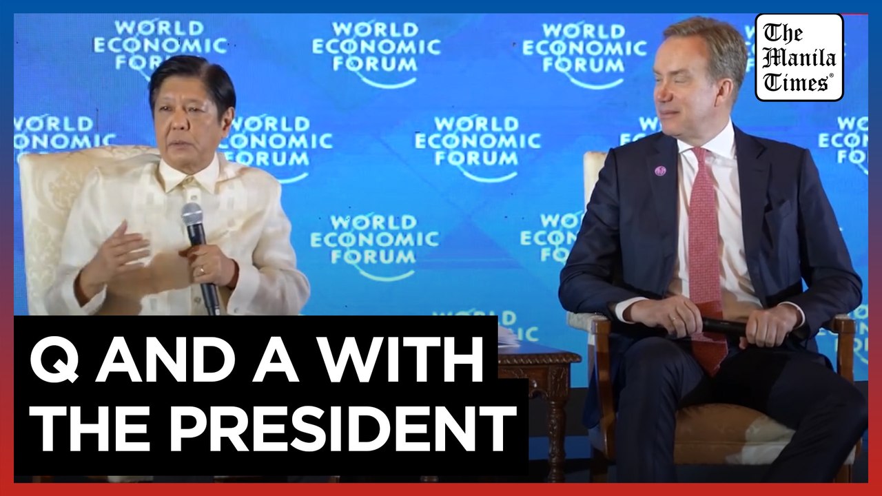 Marcos keynotes WEF Country Roundtable