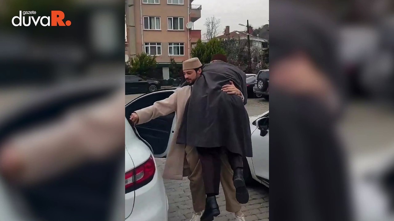 Mert Yazıcıoğlu paylaştı: Kayınpederini sırtlayıp arabaya attı