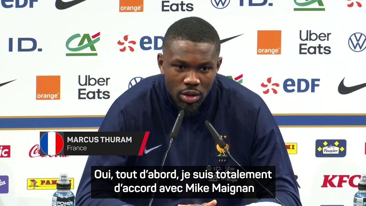 Thuram sur les actes racistes : “Je suis totalement d'accord avec Mike Maignan“
