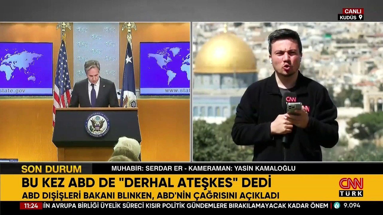 Blinken kararını değiştirdi: Derhal Ateşkes!