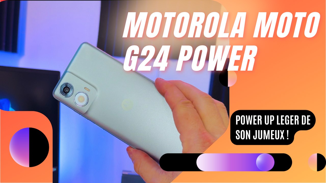 MOTOROLA MOTO G24 POWER : Grosse batterie pour moins de 200€