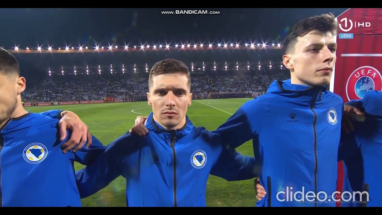 Reakcije Miloševića i Željkovića tokom himne Bosne i Hercegovine 🇧🇦