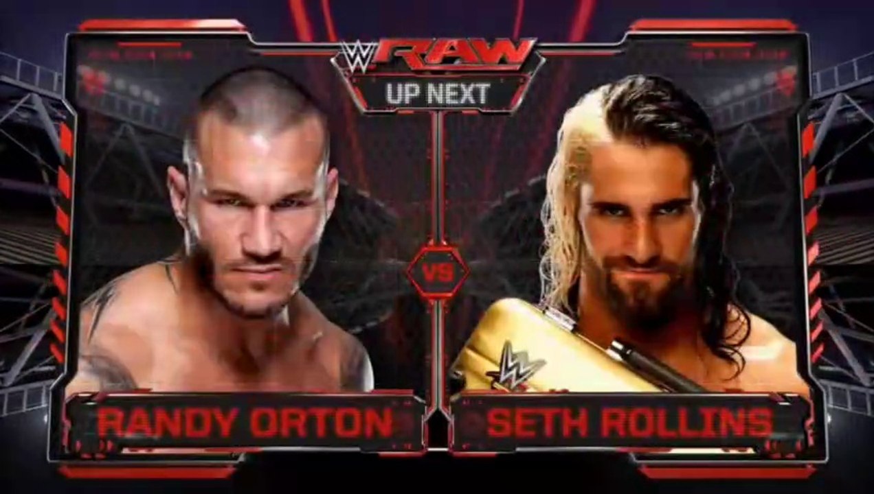 WWE Raw 11.03.2014 - Randy Orton vs Seth Rollins