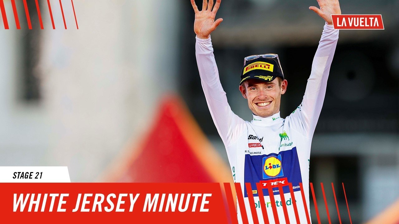 White jersey's minute by Plenitude - Stage 21 - La Vuelta 2024