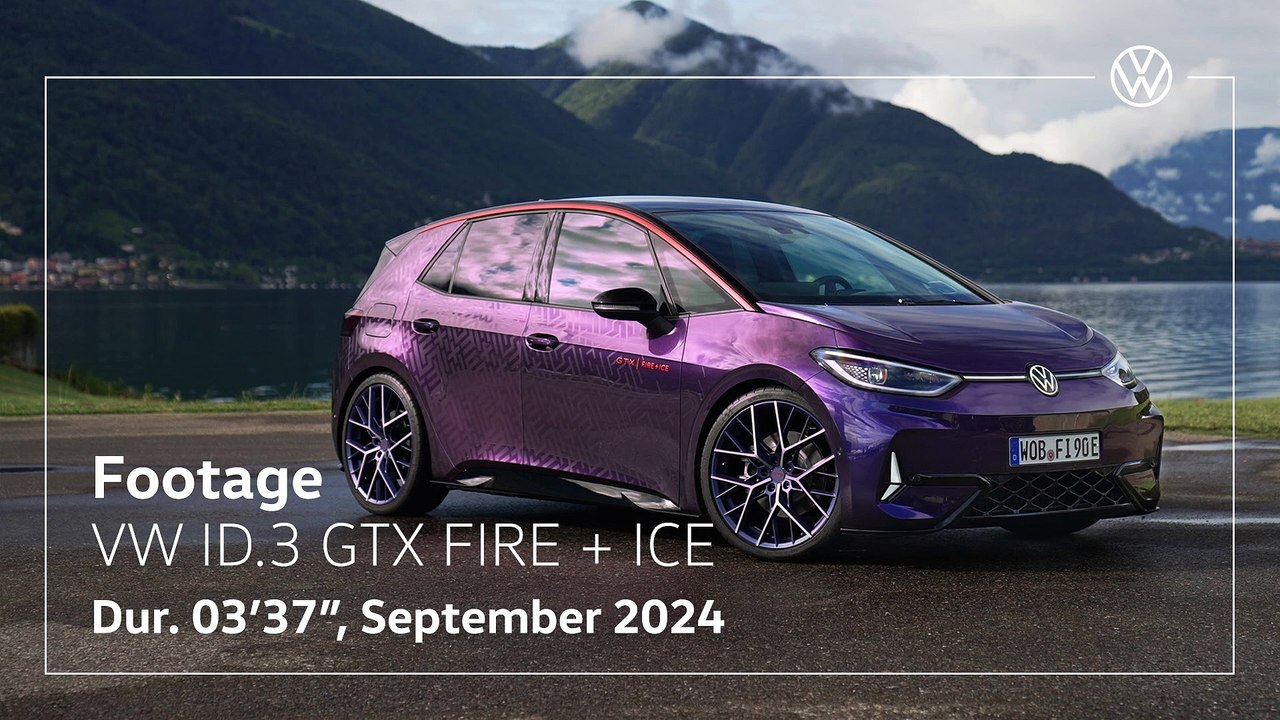 Volkswagen ID.3 GTX FIRE+ICE Unveiled at Locarno 2024 🇨🇭