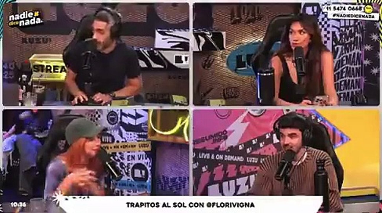 Flor Vigna acorraló a Momi Giardina