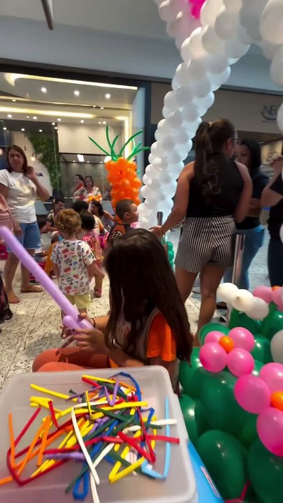 Páscoa Encantada do Shopping Palladium Umuarama teve atividades para as crianças